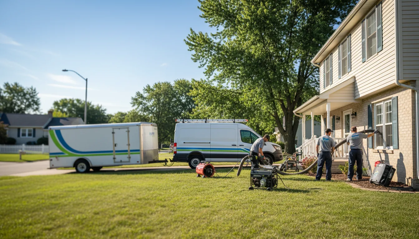 Flooded Basement Restoration And Cleanup With Repair in Warsaw, MN near me